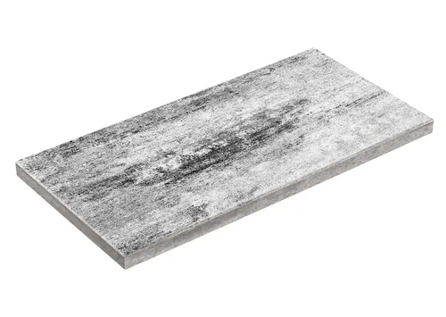 Terrassenplatten VIA WEIß-SCHWARZ 80/40/4 CM PE2 von Diephaus