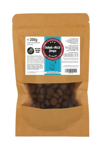 Gelenkerli Drops für Hunde – Mit Kardewurzel, Rosmarin und Hagebutte, 200g