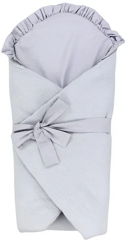 Einschlagdecke TupTam Unisex Baby Einschlagdecke mit Schleife - Einschlagdecken für Neugeborene, warm wattiert und ideal für den Kinderwagen. Die Baumwolldecke bietet Geborgenheit und ist ein Muss in der Baby Erstausstattung.
