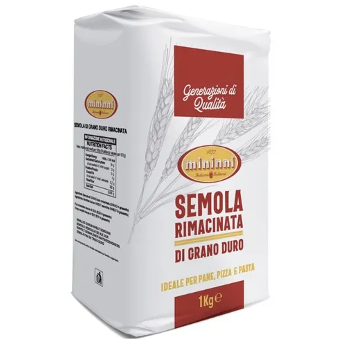 Semola Rimacinata Di Grano Duro Mehl 1kg- Mininni