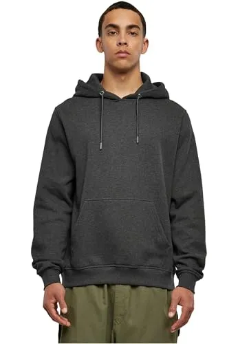 Urban Classics Herren Tb2392-00091 Kapuzenpullover, Grau (Charcoal 00091) - Kapuzenpullover für Herren aus leichtem Terry-Baumwoll-Stoff, ideal für Freizeit und Alltag, mit praktischer Kängurutasche und verstellbarer Kapuze.