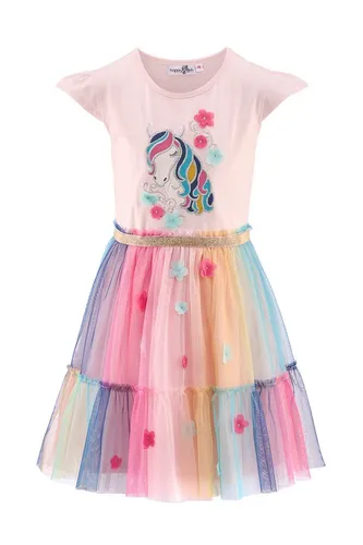 happy girls by Eisend Kleid in Rosa/Bunt, Größe 92 in pink von Happy Girls