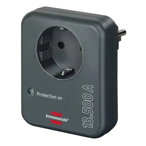 brennenstuhl Überspannungsschutzadapter in grau von brennenstuhl
