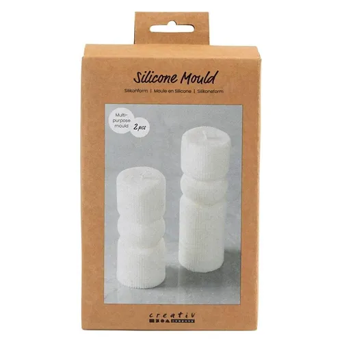 creativ company Silikonformen für Gießmassen (2-tlg) - Kreiere stilvolle Weihnachtsbäume mit diesen flexiblen Silikonformen! Ideal für Gips, Beton, Wachs und mehr. Leicht zu reinigen und mehrfach verwendbar für kreative Projekte.