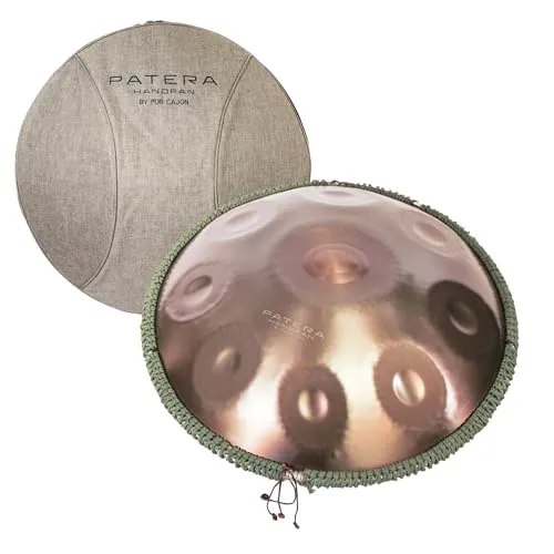 Patera Handpan HPDM-6 D-Kurd Edelstahl mit Tasche