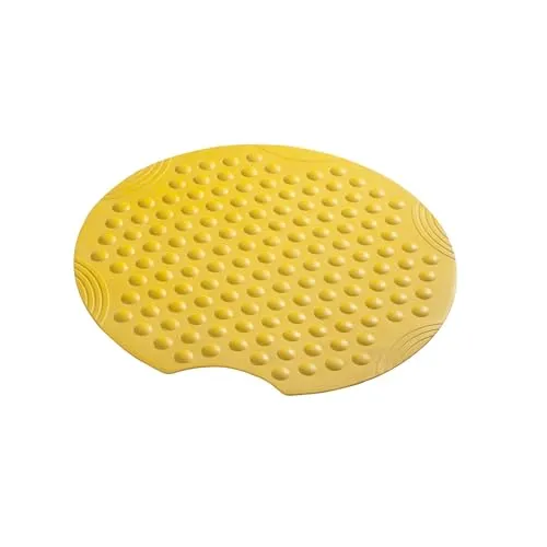 Duschmatte Duscheinlage rutschfest Rund in gelb von Sanimix24