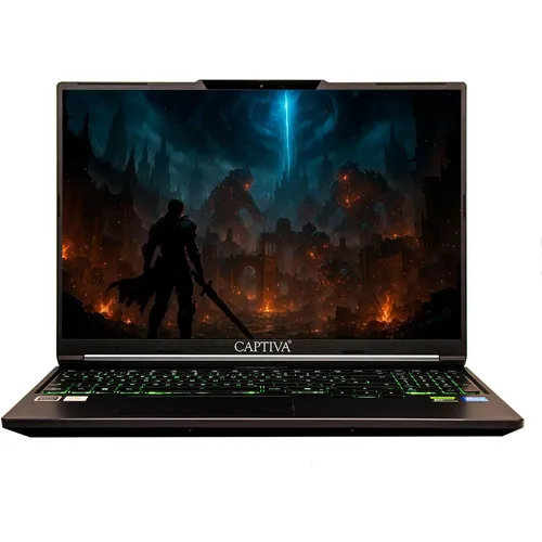 Captiva Gaming Notebook Highend Gaming I94-269 - Leistungsstarkes Gaming Notebook mit 16 Zoll WQXGA Display, Intel Core i7 und 16GB RAM für ein erstklassiges Spielerlebnis. Ideal für Gaming und kreative Anwendungen.