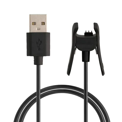 kwmobile USB Kabel Charger für Garmin vivosmart 4 - 100 cm langes Ersatzladekabel, ideal für unterwegs und schnelles Aufladen