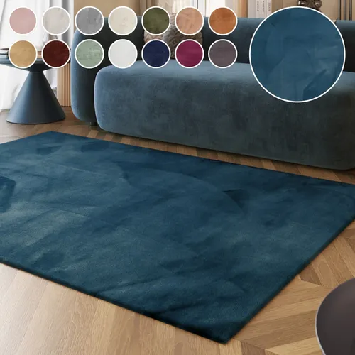 Esprit Hochflor-Teppich Alice ESP-4377, Kunstfell in petrol von Esprit