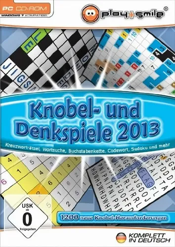 Knobel- und Denkspiele 2013 PC Neu & OVP