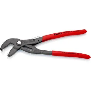 KNIPEX Federbandschellenzange 250 mm - Drehbare Greifeinsätze für sicheren Griff, extrem gute Hebelübersetzung und ideal für enge Räume