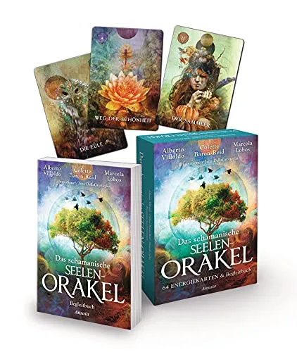 Das schamanische Seelen-Orakel - 64 Energiekarten mit Begleitbuch, für spirituelle Einsichten und persönliche Entwicklung