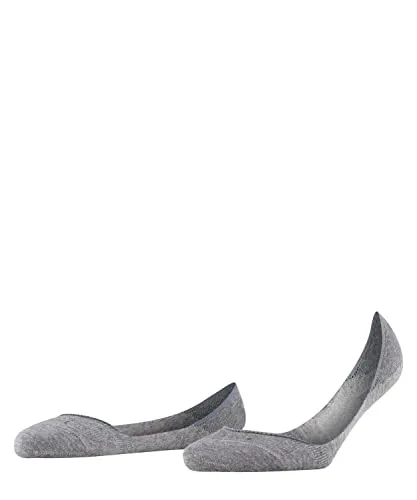 FALKE Damen Füßlinge Invisible Step Medium Cut W In Baumwolle unsichtbar einfarbig 1 Paar, Grau Light Grey Melange 3390, 37-38