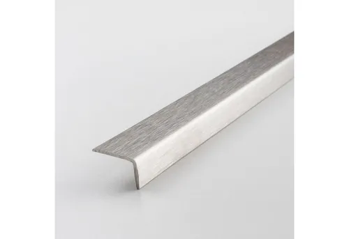 PROVISTON Winkelprofil Edelstahl 15 x 5 x 2700 mm - Hochwertiges Edelstahl-Winkelprofil für Bau- und Montageprojekte. Ideal für Heimwerker und Profis, bietet es hohe Stabilität und einfache Montage ohne Spezialwerkzeug.
