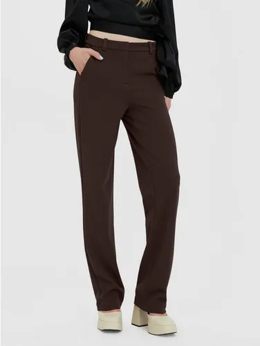 VERO MODA Vmzamira Mw Straight Pant Ga Noos - Elegante Stoffhose für Damen - Damen-Hosen, stilvolle und bequeme Passform für jeden Anlass, ideal für das Büro oder die Freizeit.