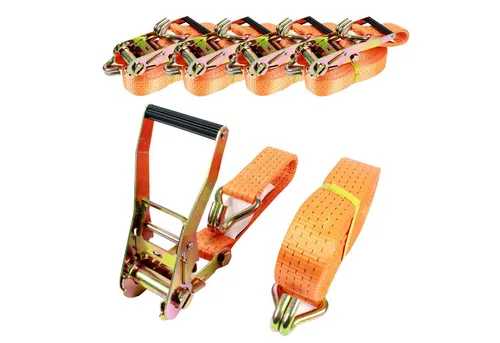 TRUTZHOLM Spanngurt Zurrgurt mit Ratsche 2-tlg 6m 5t - 5er Set Profi Spanngurte 6 Meter, TÜV-geprüft und reißfest bis 5000 kg. Ideal zur sicheren Ladungssicherung beim Transport!