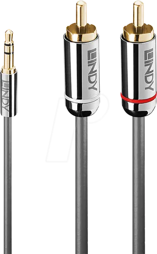 Lindy Audiokabel an Phono 3.5mm Cromo line 1m