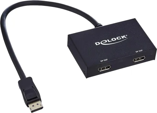 DeLock 87665 Displayport 1.2 Splitter 1x Displayport in 2 x Displayport Out 4K
