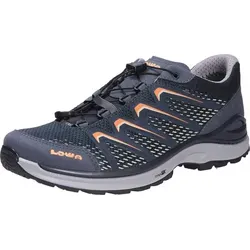 Lowa Meadow GTX LO SL Ws - Damen Wanderschuhe in stahlblau/pfirsich (42,5) - Wanderschuhe für Damen mit GORE-TEX Membrane, atmungsaktiv und wasserdicht. Ideal für Fitness, Wandern und Freizeit, bieten hervorragenden Tragekomfort und eine perfekte Passform.