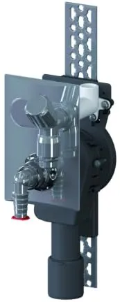 Dallmer Wandeinbau-Waschgeräte-Siphon 406 senkrecht DN 40/50