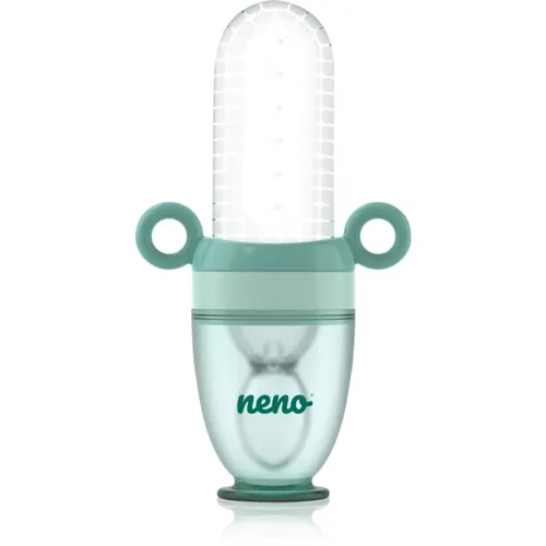 NENO Gusto 2 in 1 Fruchtsauger mit Löffelchen 6m+ 1 St. in weiß von NENO