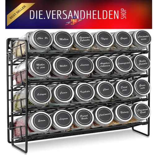 Faltbarer Gewürzorganizer geneigtes Design schwerlastiger Stahl