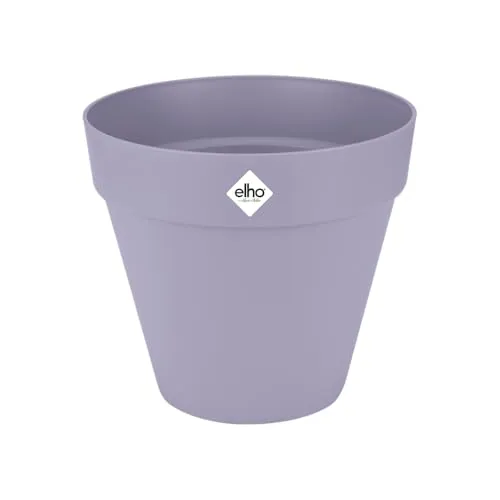 elho Loft Urban Rund 30 - Blumentopf für Außen - 100% recyceltem Plastik - Ø 28.5 x H 26.0 cm - Lila/Lavendel Lila