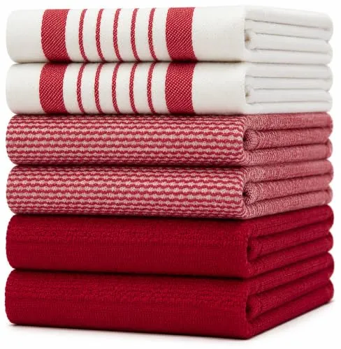 Bumble Küchenhandtücher in rot von Bumble Towels