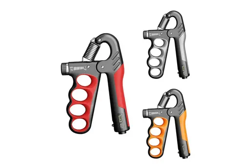 Sport-Knight® Handmuskeltrainer mit Zähler – Handtrainer für Griff- & Handkraft 5–100 kg in Rot - Ideal für Krafttraining und Fitness zu Hause. Der Handmuskeltrainer fördert die Griffkraft und bietet einen praktischen Zähler für Fortschritte.