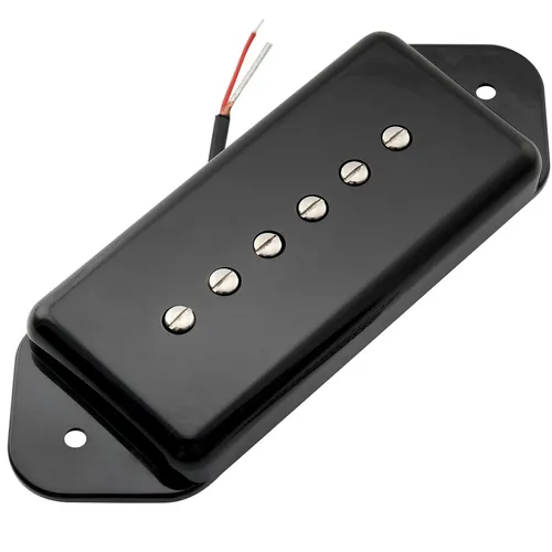 Artec ASA91-BK Black Alnico 5 P90 Dogear Single Coil Guitar Bridge Pickup 7.5K