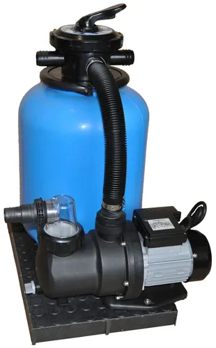 OKU Sandfilter ECO 300 bis 25m³ - Leistungsstarke Sandfilteranlage für Pools bis 25m³, inkl. selbstansaugender Pumpe mit 6.000 l/h. Ideal für sauberes und klares Wasser, nahezu wartungsfrei und einfach zu installieren.