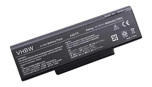 vhbw 1x Akku kompatibel mit Compal HGL31, LG E500, GL30, EL81, EL80, HEL81, HEL80, HGL30, GL31 Notebook (6600 mAh, 11,1 V, Li-Ion)