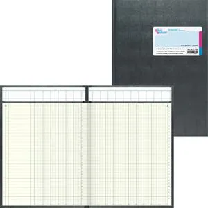 König & Ebhardt 8611662-7116P96KL Spaltenbuch - Geschäftsbuch A4 mit 96 Blatt und 16 Spalten, ideal für präzise Buchführung und Organisation, graues Deckenband und Fadenheftung für lange Haltbarkeit.
