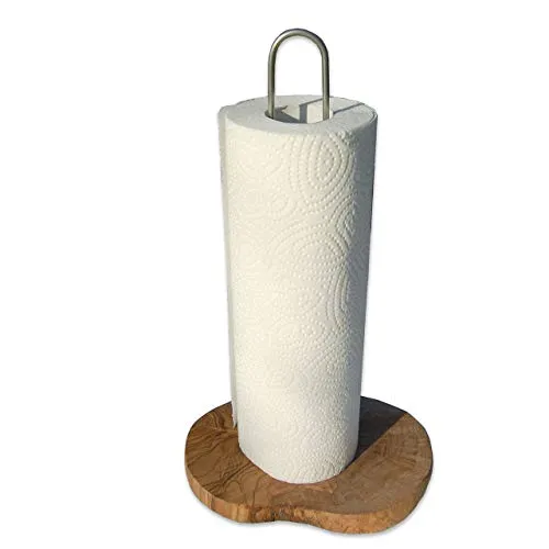 D.O.M.® Küchenrollenhalter -Design- aus Olivenholz