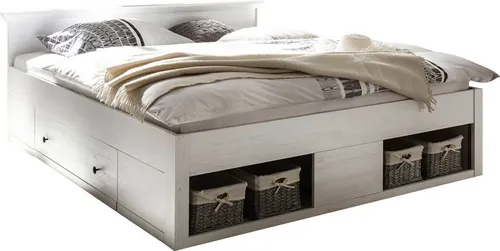 Home affaire Bett California Doppelbett im Landhausstil