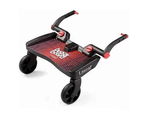 Lascal Buggyboard Maxi (mit universeller Befestigung, große Stehfläche und komfortable Radfederung), für Kinder von 2-6 Jahre (max 22 kg)