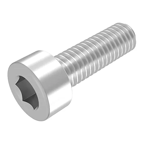 SECCARO Zylinderschraube M8 x 25 mm, Edelstahl V2A VA A2, DIN 912 / ISO 4762, Innensechskant, Vollgewinde, 20 Stück