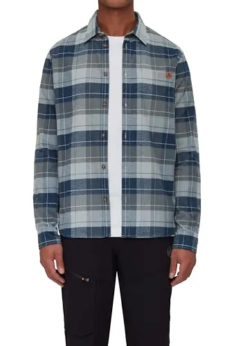 Mammut Trovat Langarmshirt Herren Steel-Marine XXL - Hemden aus 100% Bio-Baumwolle, hält kühl und bequem - ideal für aktive Männer.