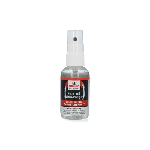 NIGRIN MOTO-BIKE Helm- und Visier-Reiniger Motorrad Fahrradhelm Spray 50ml