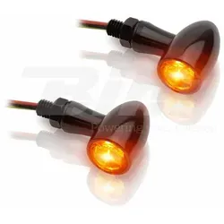 V PARTS Blinker LED V-PARTS 12V alu schwarz