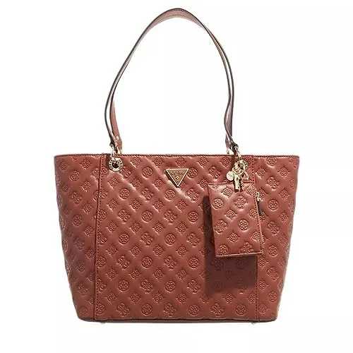 GUESS Noelle Elite Tote Cognac in braun von GUESS