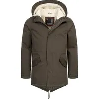 Alessandro Salvarini Herren Winterparka mit Teddyfell und Kapuze - Stylischer Winterparka von Alessandro Salvarini mit robustem Außenmaterial, das vor Wind und Kälte schützt. Das weiche Teddyfell sorgt für wohlige Wärme. Ideal für Alltag und Freizeit – vereint Funktionalität und eleganten Look.