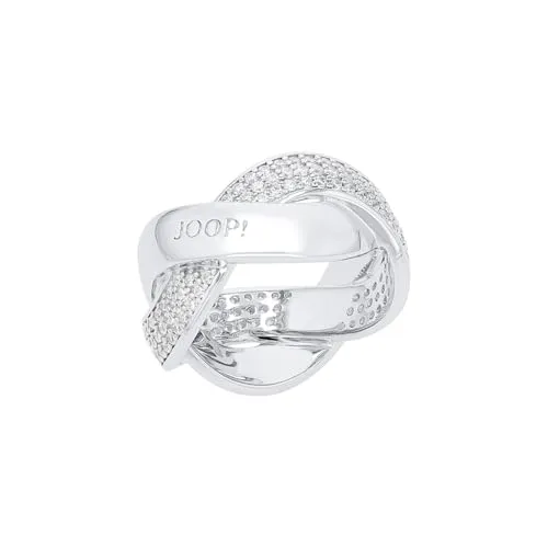 Joop! Damenring 925er Silber mit 132 Zirkonia von JOOP!