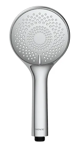 Wenko Duschkopf Watersaving - Handbrause mit 3 Strahlarten - Handbrause mit Wassersparsystem, das bis zu 40% Wasser einspart. Wählen Sie zwischen Regen-, Massage- und Intensivstrahl für ein individuelles Duscherlebnis.