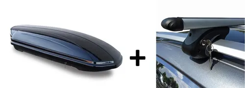 Dachbox 460 Liter mit Alu Relingträger für Chevrolet Nubira Kombi