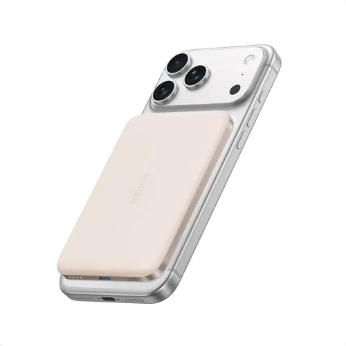 Anker Nano Powerbank 5000mAh, Qi2-zertifiziert, ultraschlank, MagSafe-kompatibel