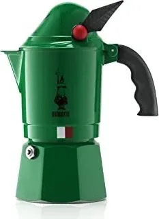BIALETTI Moka Alpina 3 Espressokocher grün, 3 Tassen