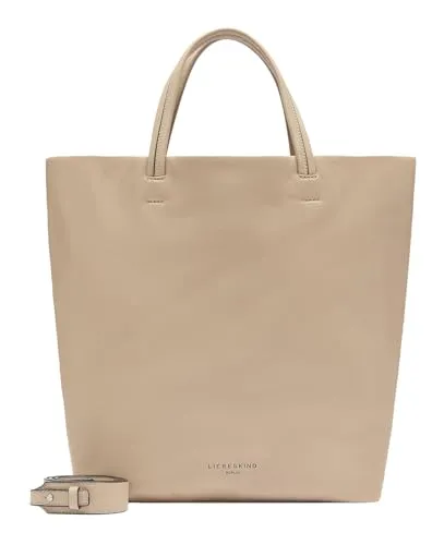 Liebeskind Berlin Hera L 2169017 in Stone - Handtasche aus softem Schafsleder mit 23.6 Litern Volumen, stilvoll und robust für jeden Anlass.