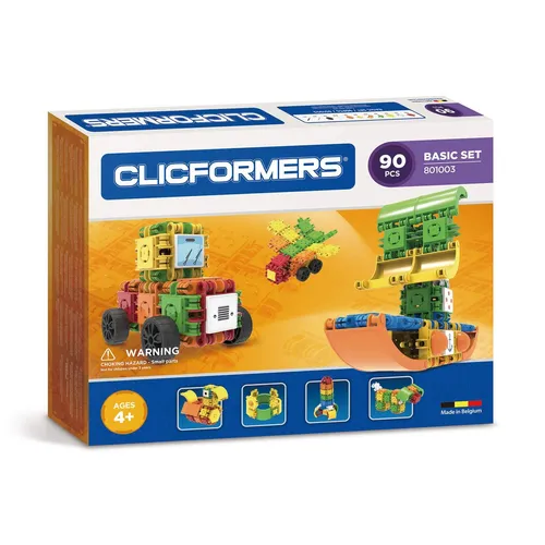Clicformers Bausteine für Kinder ab 3 Jahre, kreatives Lernspielzeug im ??90 tei