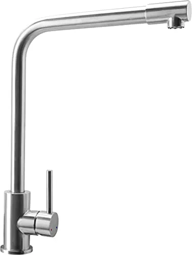 Cornat GER5 Gerano Spültisch-Einhebelarmatur - Küchenarmatur aus hochwertigem Edelstahl, rostfrei und langlebig für eine moderne Küchengestaltung.